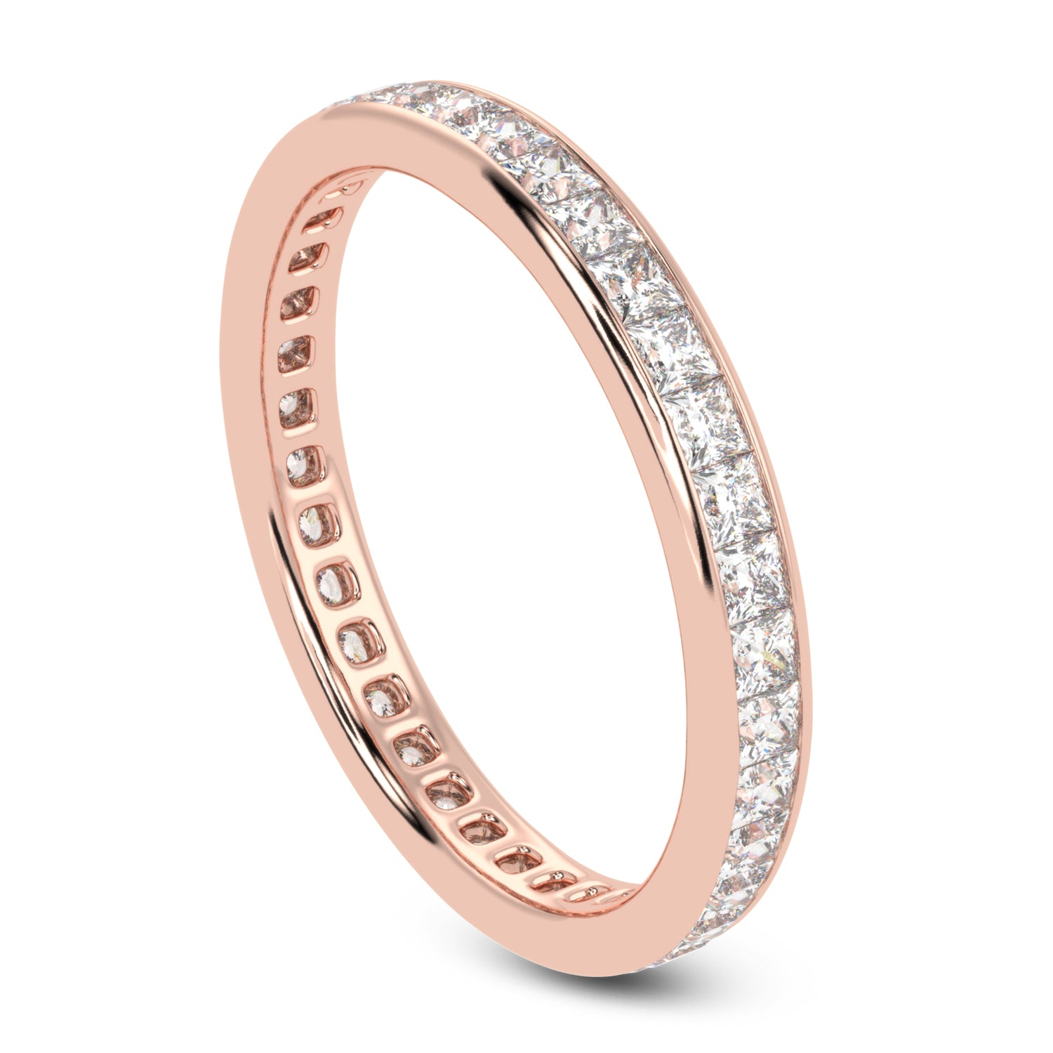 Buy 1.14Ct Eternity Natural Diamond Band | Solitairekart